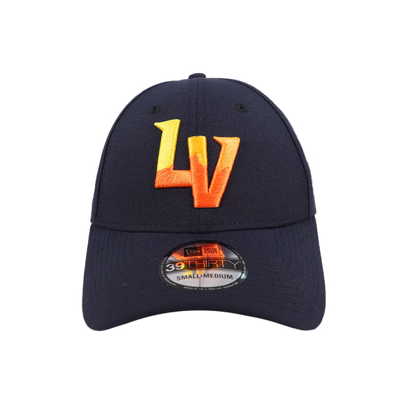 Las Vegas Aviators New Era Home LV Navy 39THIRTY Stretch Fit Hat