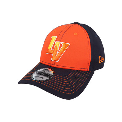 Las Vegas Aviators New Era LV Clutch Navy/Orange 9FORTY Snapback Hat