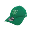 Las Vegas Aviators New Era LV Clutch Kelly Green/White 9TWENTY Strapback Hat