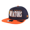 Kids' Las Vegas Aviators New Era LVA Jumbo Navy/Orange 9FIFTY Snapback Hat