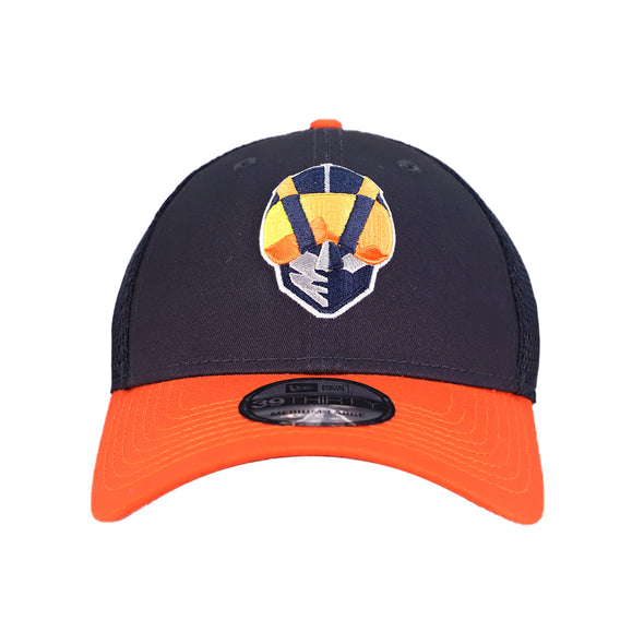 Las Vegas Aviators New Era Aviator Team Neo Navy/Orange 39THIRTY Stretch Fit Hat