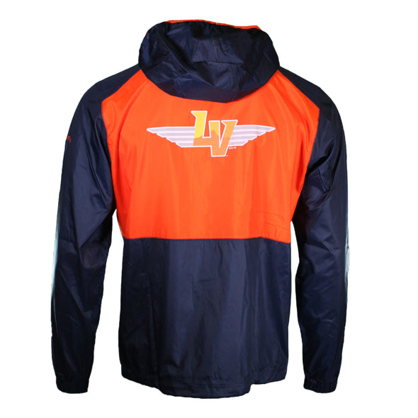 Men's Las Vegas Aviators Columbia Aviator/Winged LV Flash Forward Orange/Navy Windbreaker Jacket