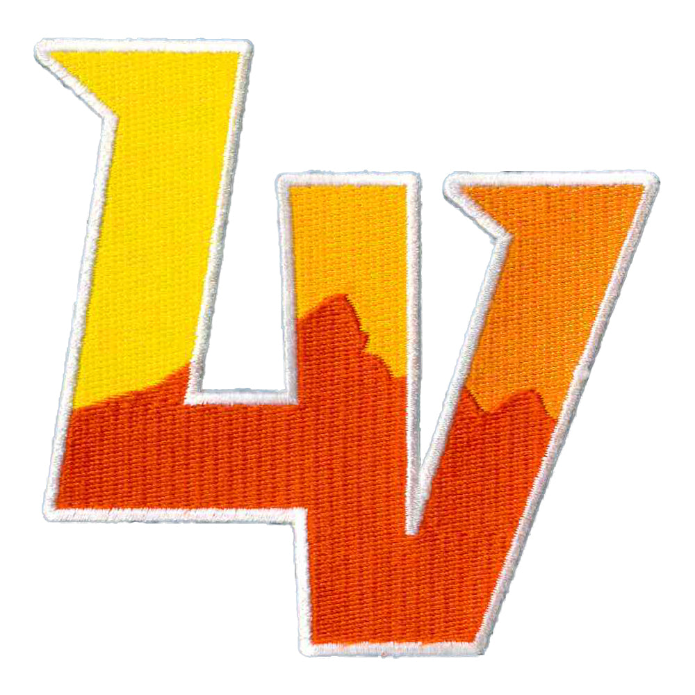 Las Vegas Aviators WinCraft LV Monogram Navy/Orange Metal License Plate Frame