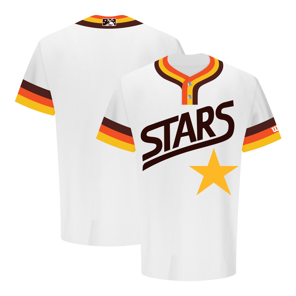 Las Vegas Stars Wilson 1983 Home White 2-Button Authentic Jersey – The Fly  Zone - Official Store of the Las Vegas Aviators