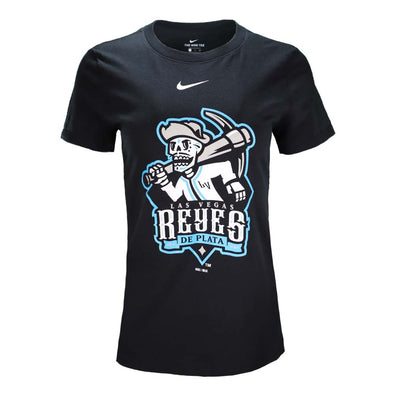 Women's Las Vegas Reyes de Plata Nike Primary Logo Black Short Sleeve T-Shirt