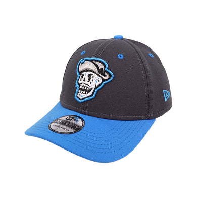 Kids' Las Vegas Reyes de Plata New Era Skull Graphite/Blue 39THIRTY Stretch Fit Hat
