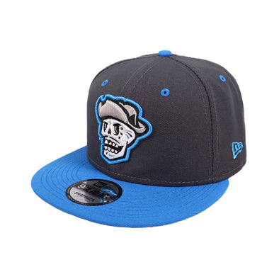 Las Vegas Reyes de Plata New Era Skull Graphite/Blue 9FIFTY Snapback Hat