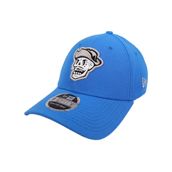 Las Vegas Reyes de Plata New Era Skull Blue 9FORTY Stretch-Snapback Hat
