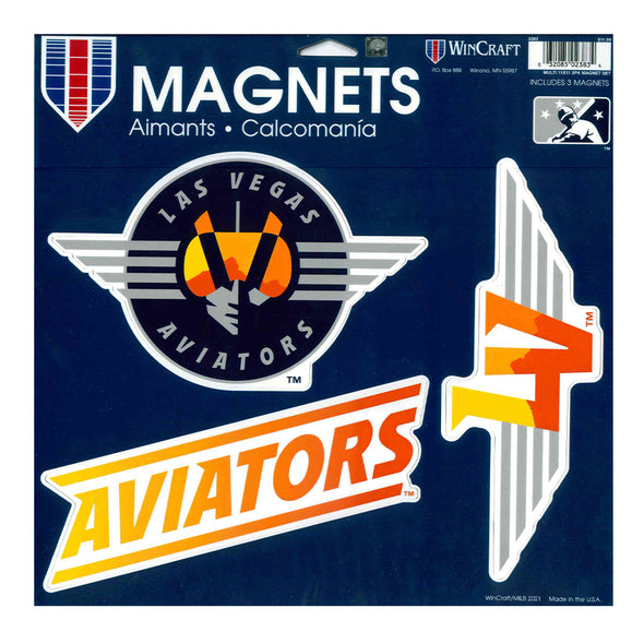 Las Vegas Aviators Wincraft 3-Pack Magnets