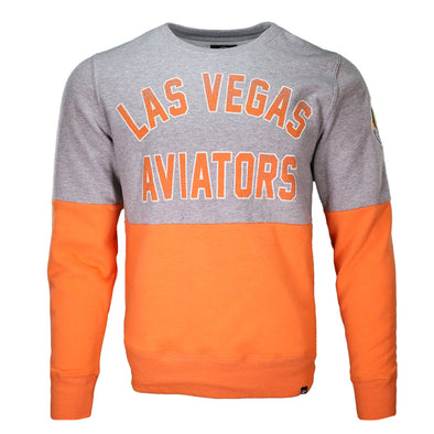 Men's Las Vegas Aviators Under Armour LV Orange/Navy Tech Short Sleeve T-Shirt XL