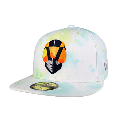 Las Vegas Aviators New Era Aviator Iced Dye Green/Yellow/Teal 59FIFTY Fitted Hat