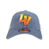 Las Vegas Aviators New Era LV Washed Denim Trucker 9TWENTY Snapback Hat