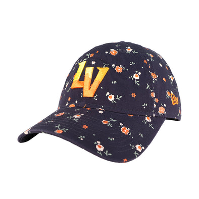 Women's Las Vegas Aviators New Era LV Floral Print Navy 9TWENTY Strapback Hat