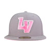 Las Vegas Aviators New Era On-Field 2022 Mother's Day LV Gray/Pink 59FIFTY Fitted Hat