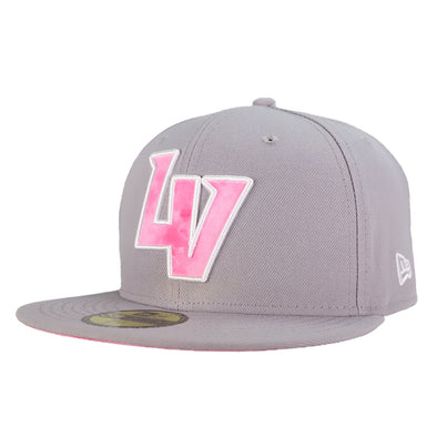 Las Vegas Aviators New Era On-Field 2022 Mother's Day LV Gray/Pink 59FIFTY Fitted Hat
