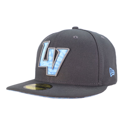 Las Vegas Aviators New Era On-Field 2022 Father's Day LV Graphite/Blue 59FIFTY Fitted Hat