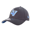 Las Vegas Aviators New Era 2022 Father's Day LV Graphite/Blue 39THIRTY Stretch Fit Hat