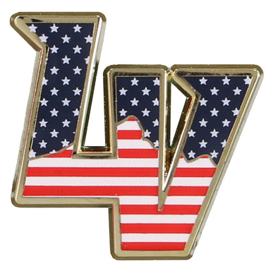 Las Vegas Aviators Pro Specialties Group LV Monogram Stars & Stripes Pin