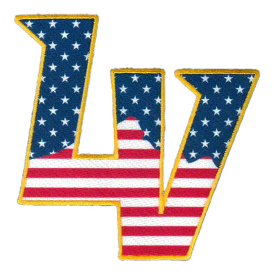 Las Vegas Aviators The Emblem Source LV Monogram Stars & Stripes Collector's Patch