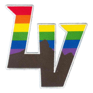 Las Vegas Aviators The Emblem Source LV Monogram Pride Collector's Patch