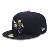 Las Vegas Aviators New Era Marvel's Defenders of the Diamond Navy 59FIFTY Fitted Hat