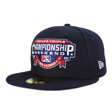 Las Vegas Aviators New Era 2022 Triple-A Championship Weekend Navy 59FIFTY Fitted Hat