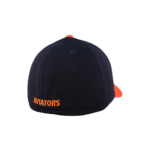 Las Vegas Aviators New Era Batting Practice Navy/Orange 39THIRTY Stretch Fit Hat